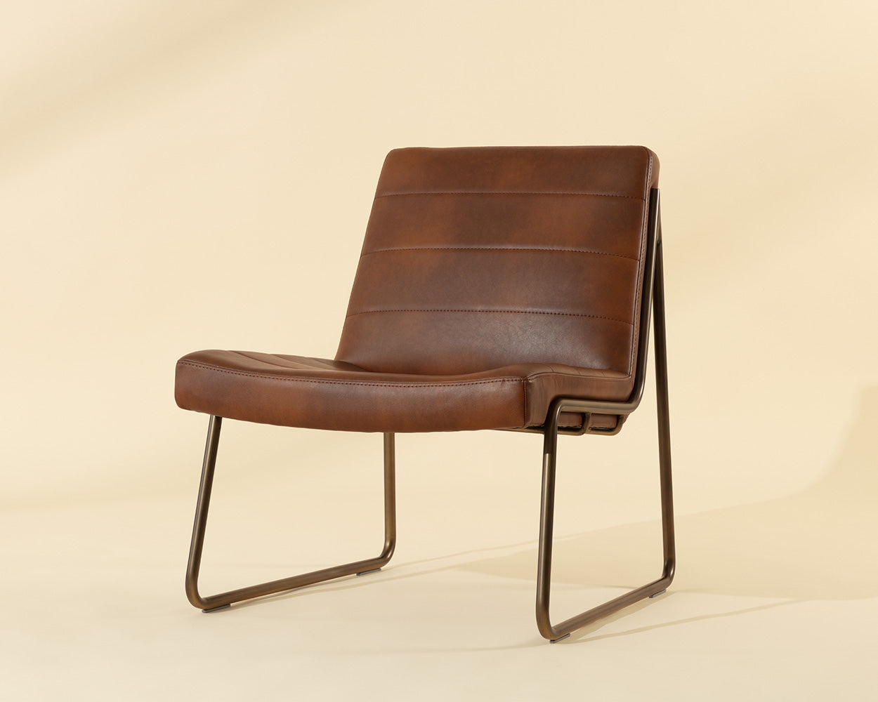 Anton Lounge Chair - Bravo Cognac