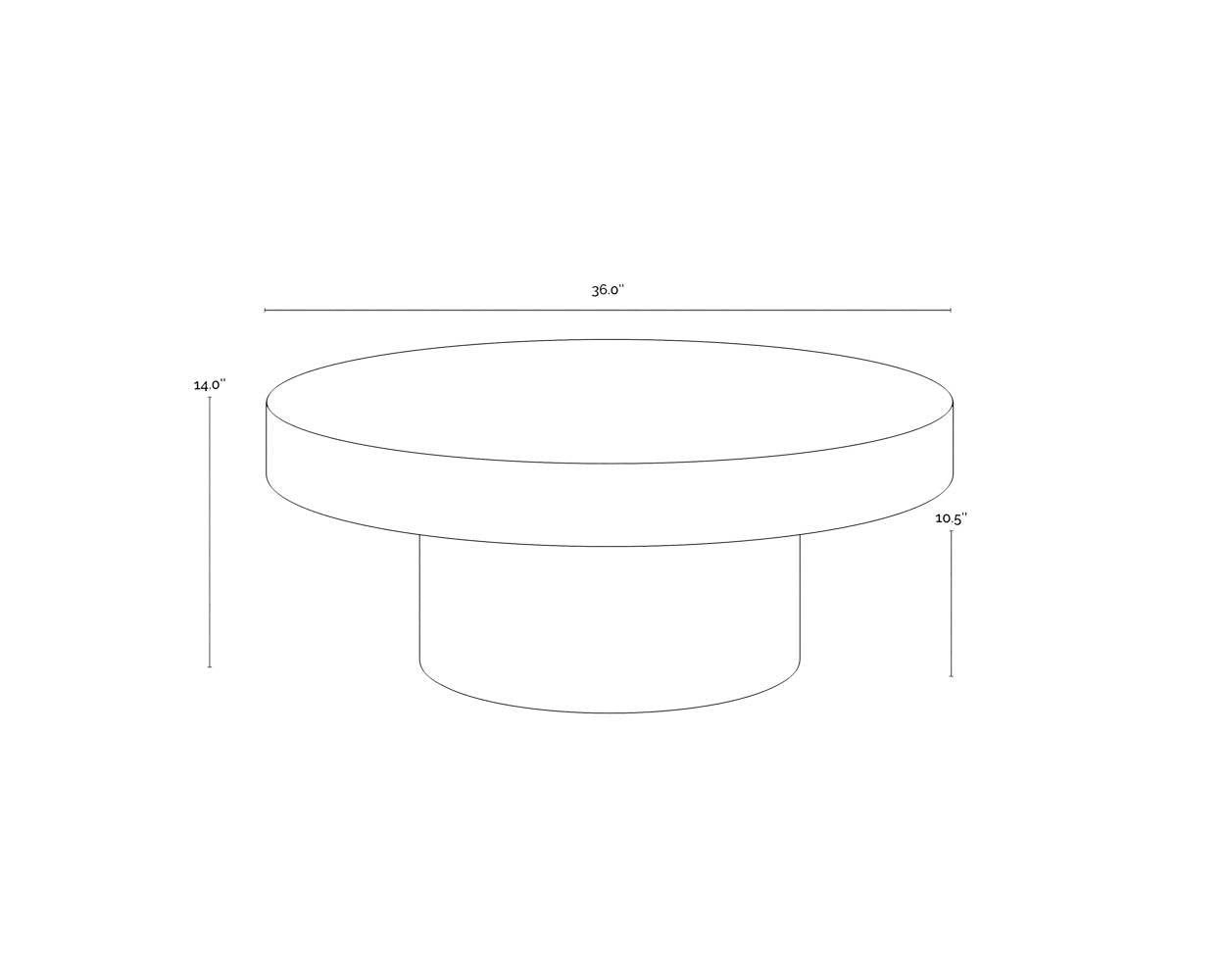 Brando Coffee Table - White