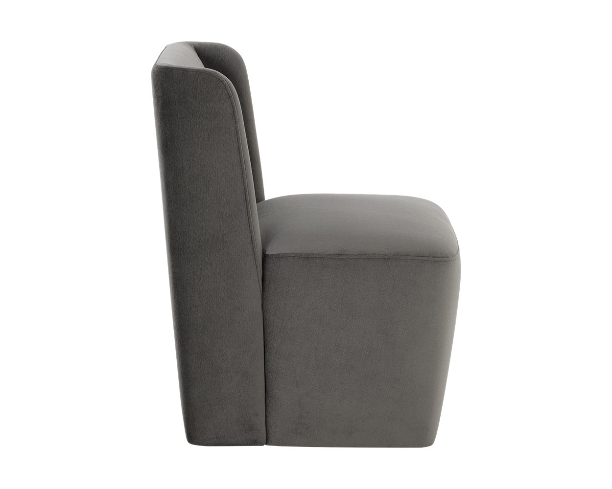 Amita Wheeled Dining Chair Piccolo Pebble