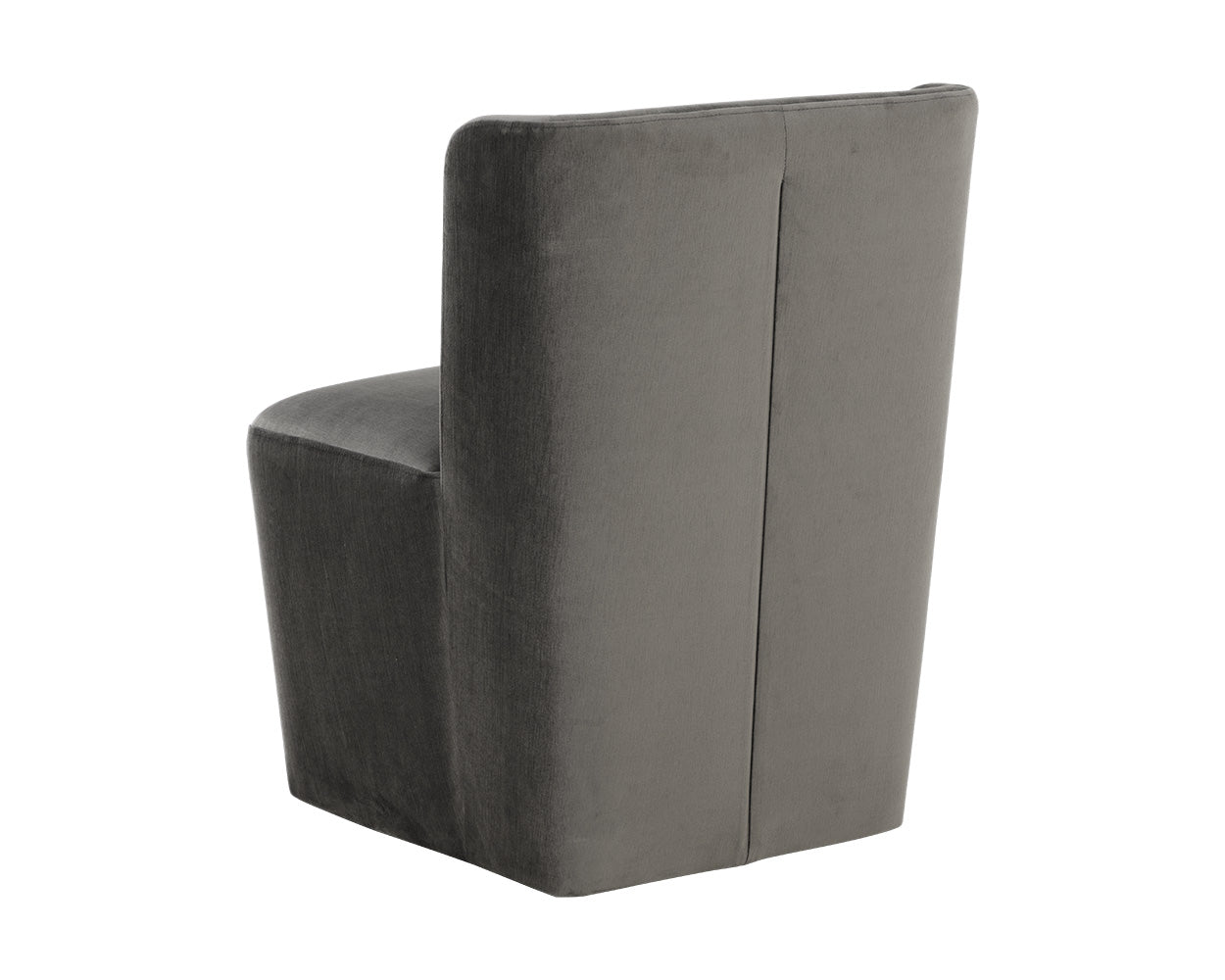 Amita Wheeled Dining Chair Piccolo Pebble