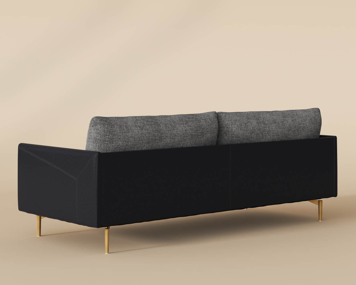 Ashi Sofa - Nash Zebra / Coal Black