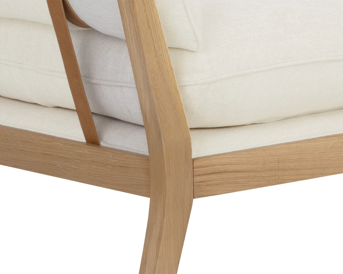 Adelaide Daybed - Heather Ivory Tweed
