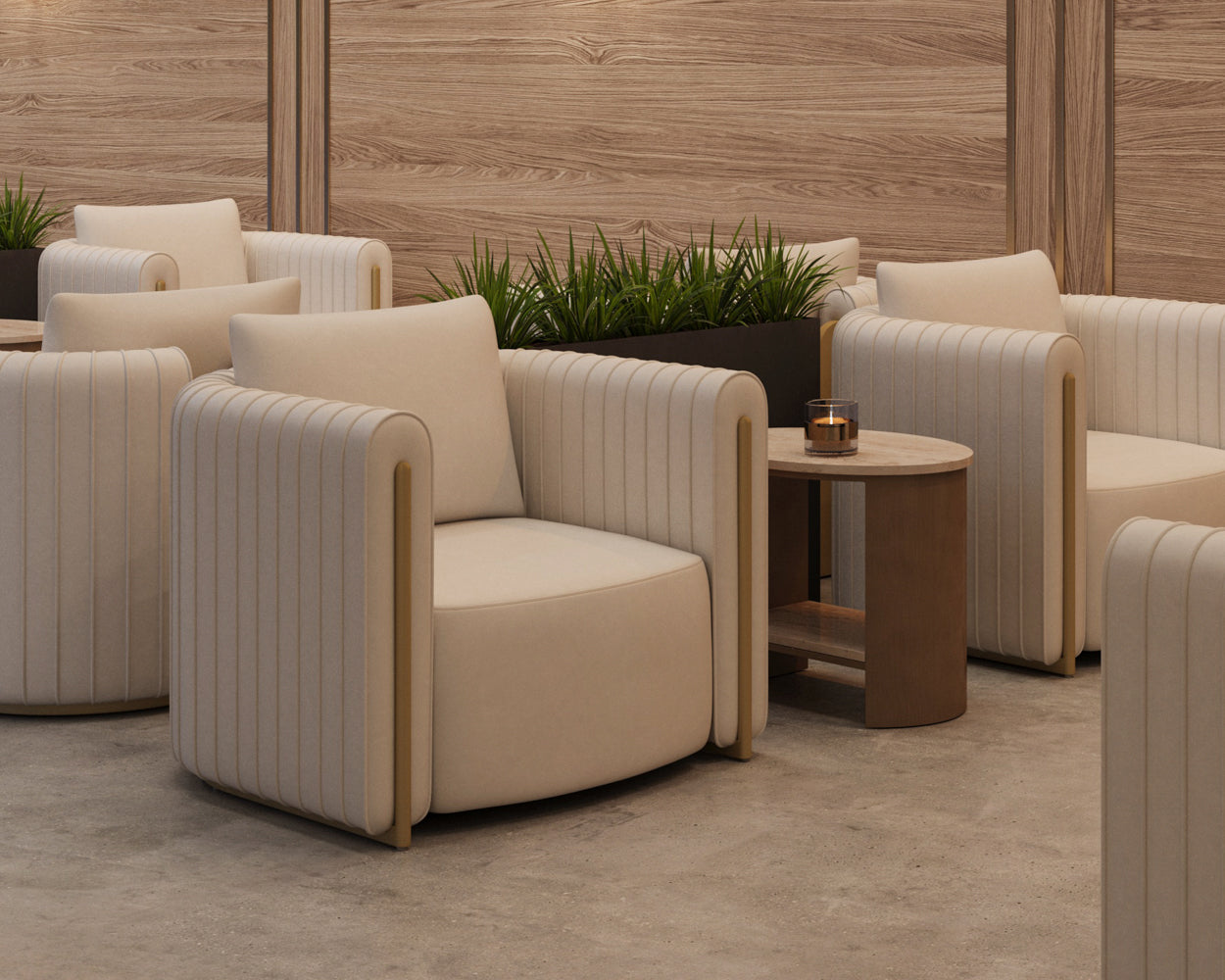 Alix Lounge Chair - Napa Beige