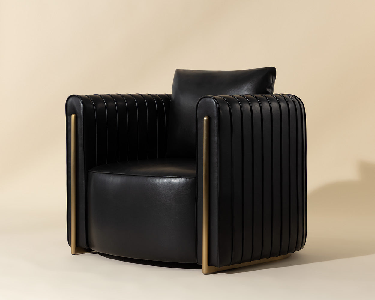 Alix Lounge Chair - Catina Black