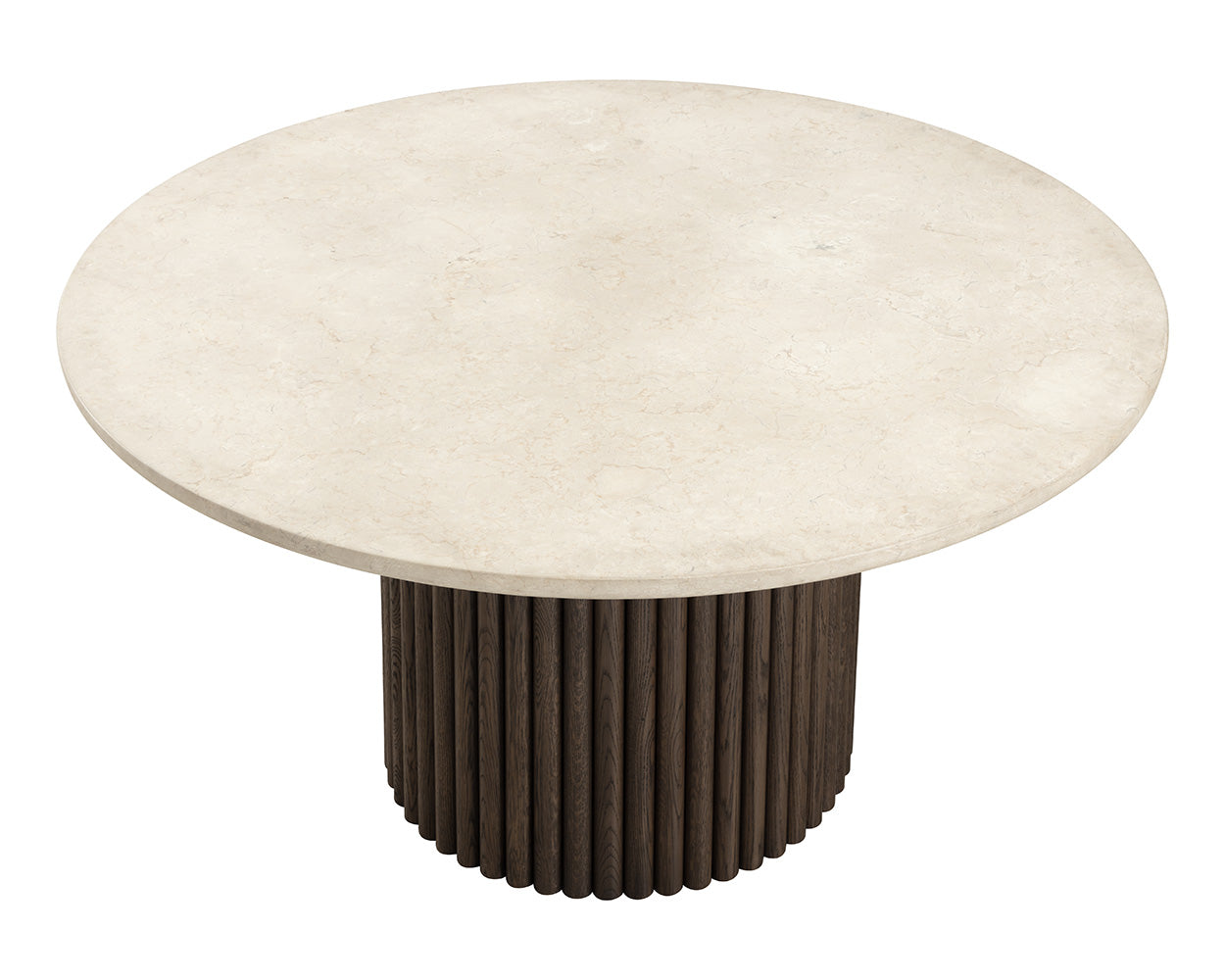 Banyan Dining Table - 59" - Dark Brown