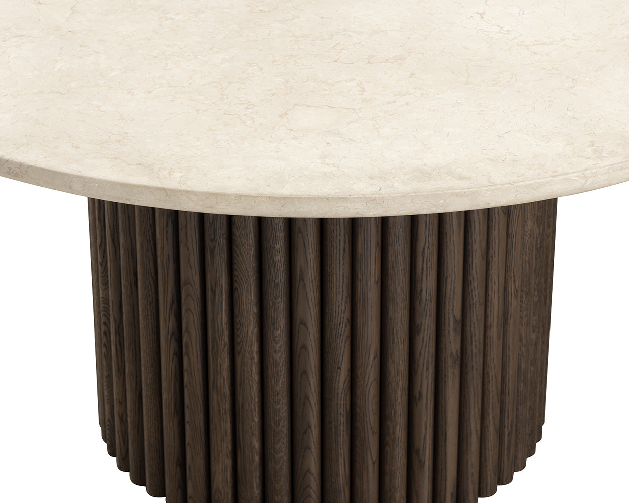 Banyan Dining Table - 59" - Dark Brown