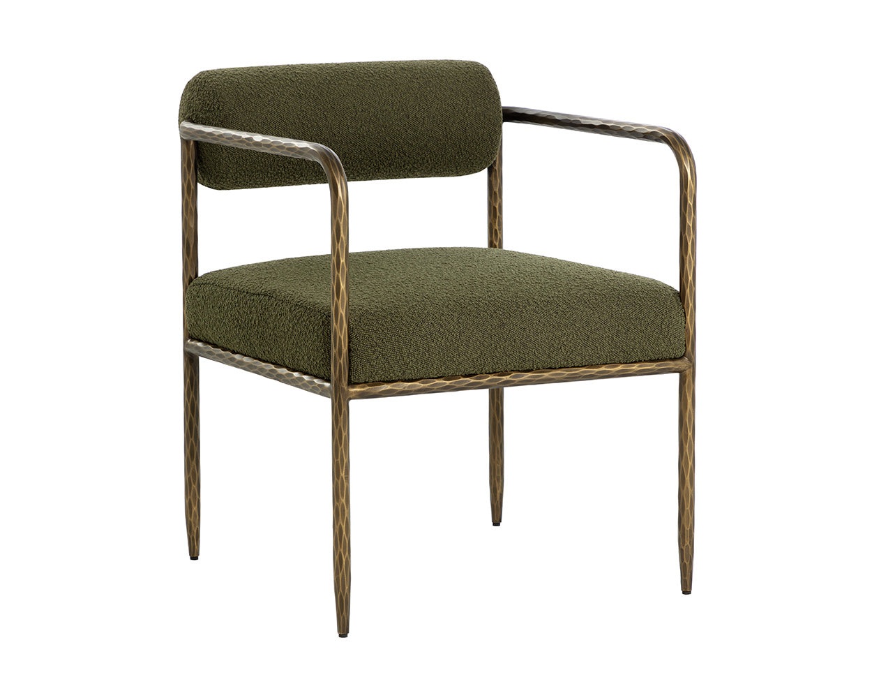 Ajani Dining Armchair - Copenhagen Olive