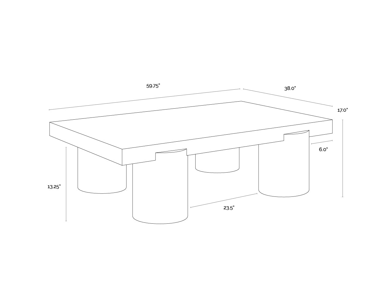 Ardi Coffee Table - Crema Breccia Marble