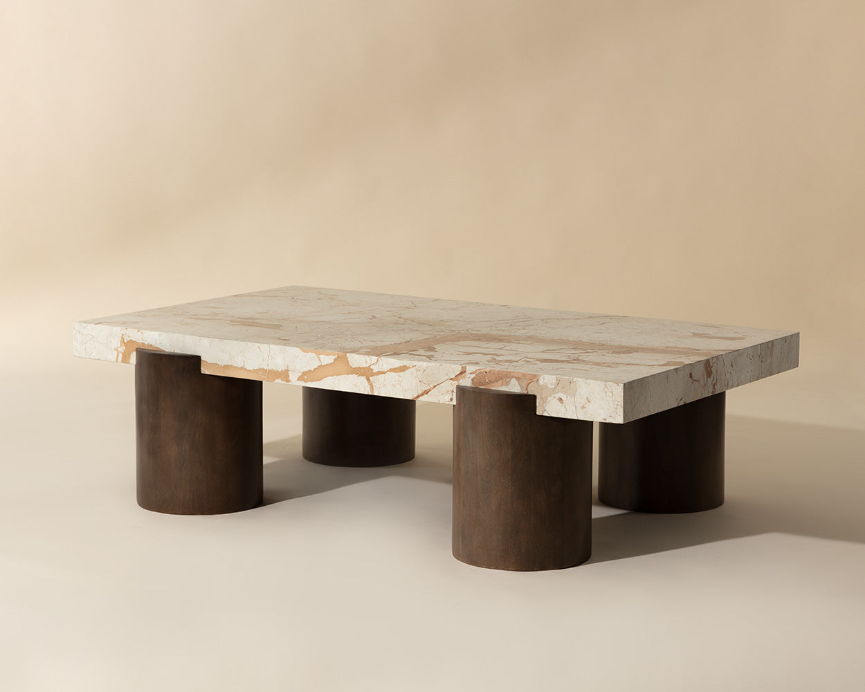 Ardi Coffee Table - Crema Breccia Marble