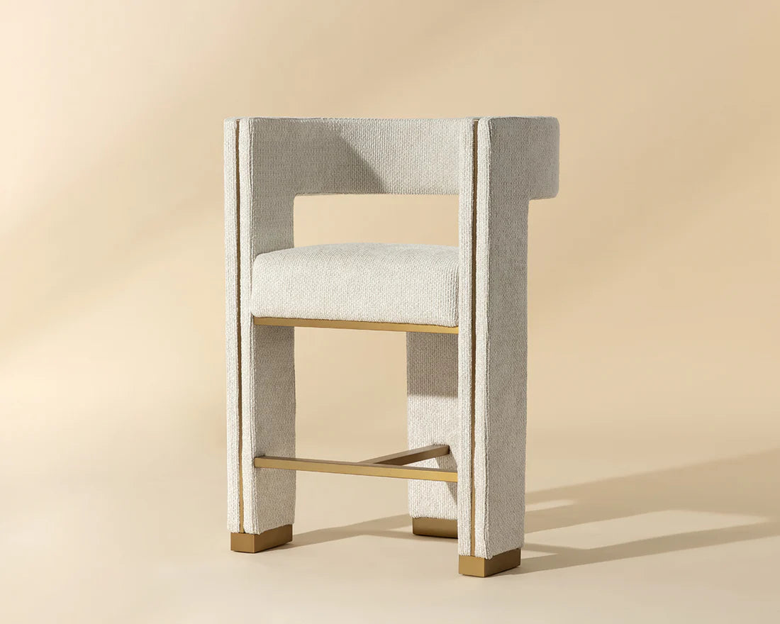 Adamina Counter Stool - Rhea Light Barley