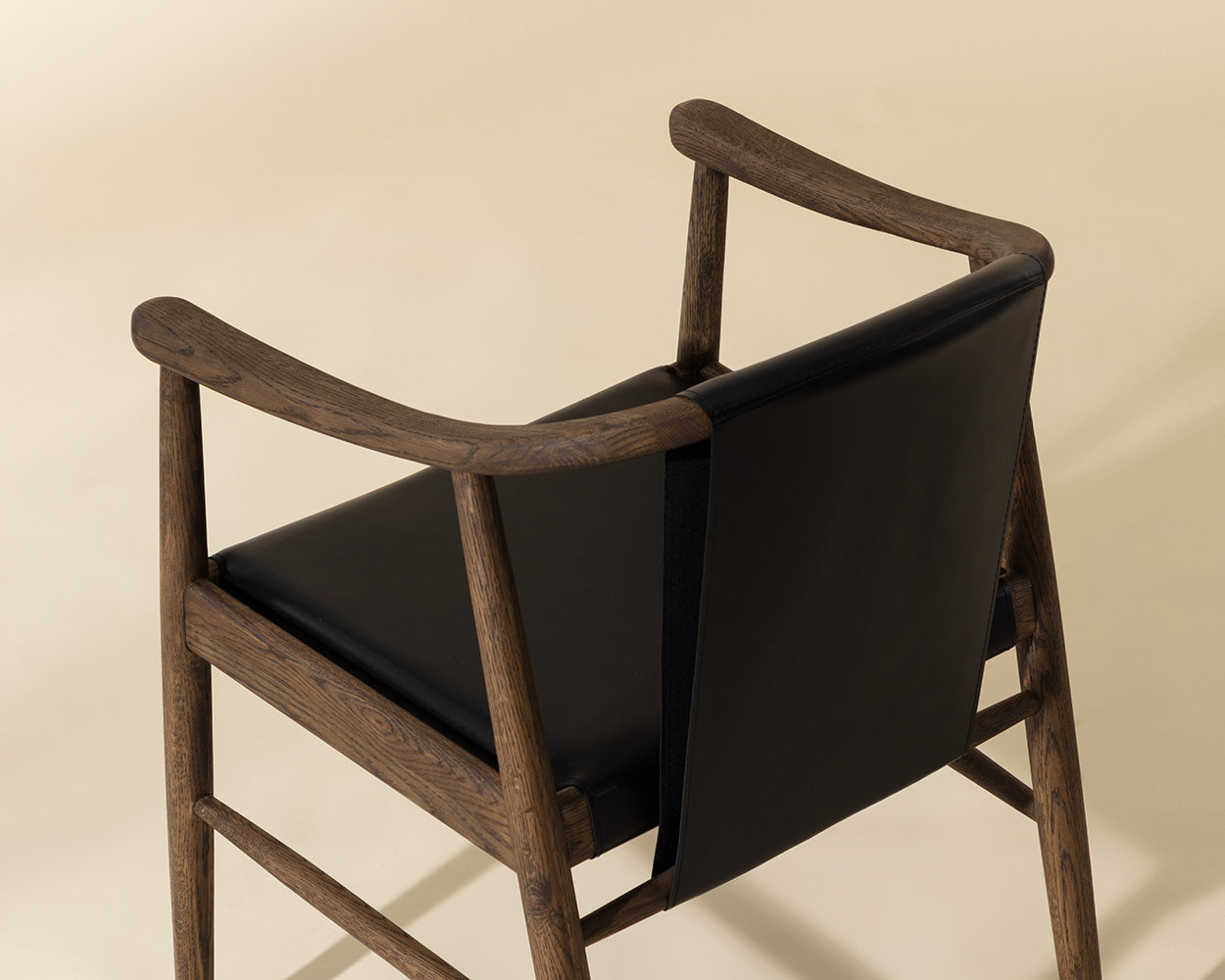 Aran Dining Armchair - Onyx Leather