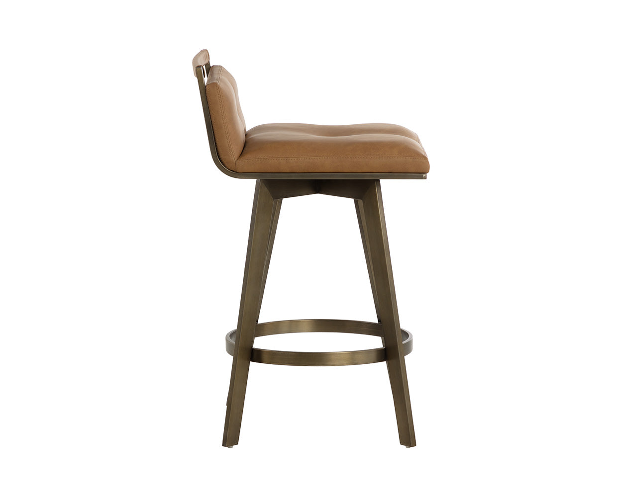 Arizona Swivel Counter Stool - Milliken Cognac