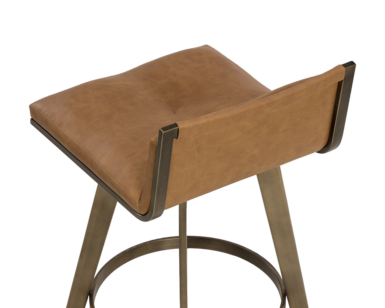 Arizona Swivel Counter Stool - Milliken Cognac