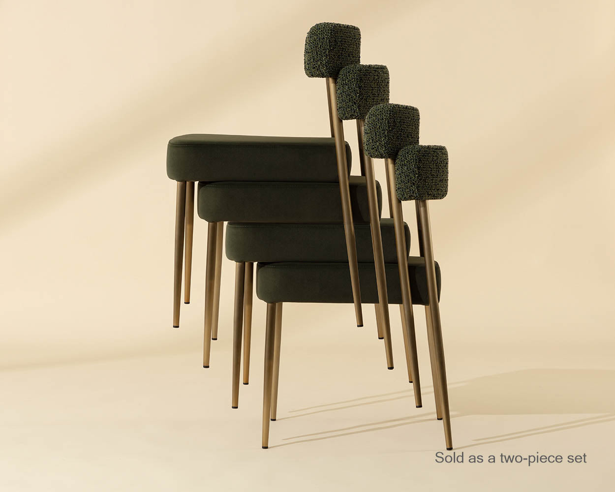 Ashwin Stackable Dining Chair - Kona Backwoods / Noah Meadow