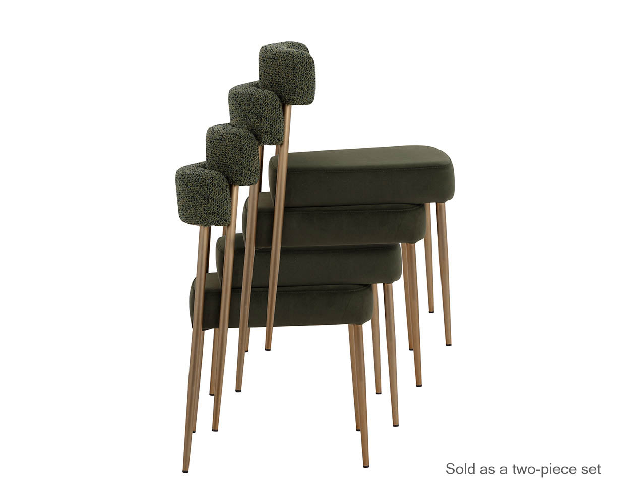 Ashwin Stackable Dining Chair - Kona Backwoods / Noah Meadow