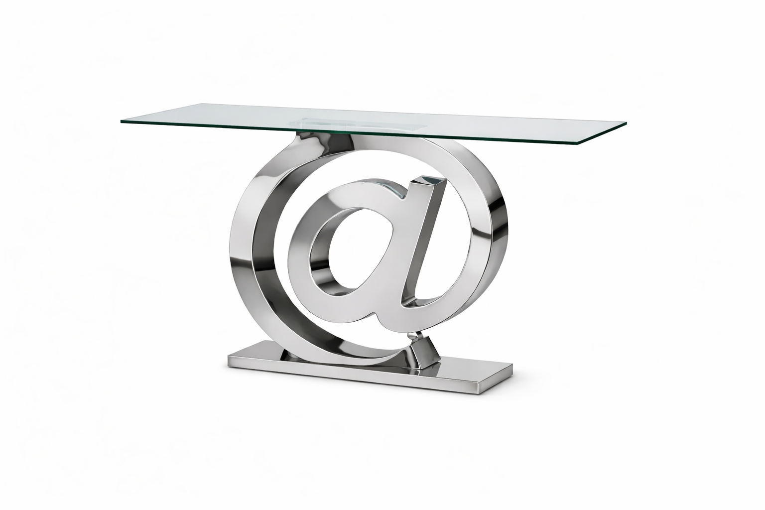 Atsign Glass Console Table