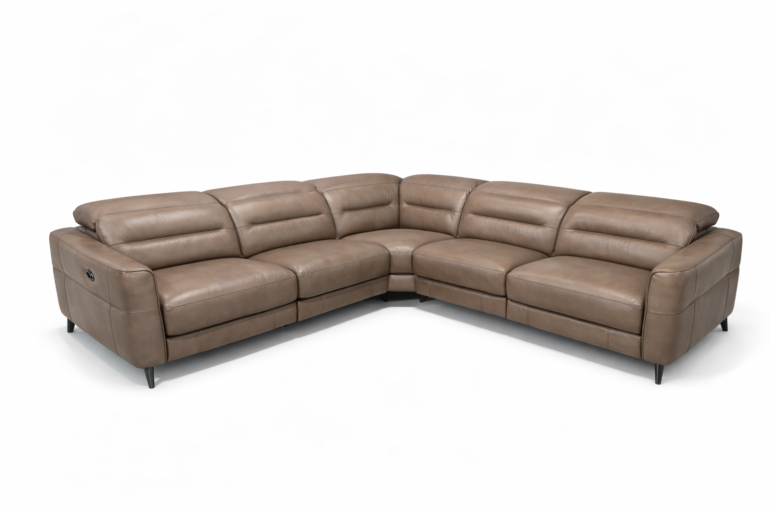 Casalina Leather Power Reclining Sectional