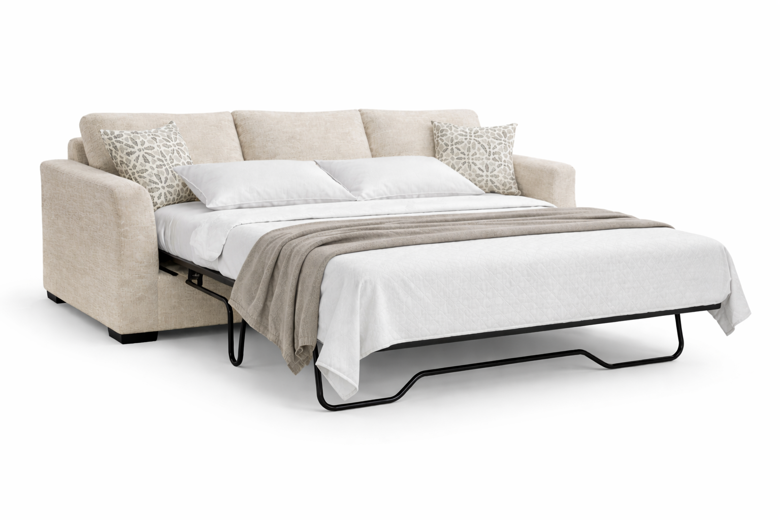 Dion 78" Fabric Sofabed w/ Double Mattress