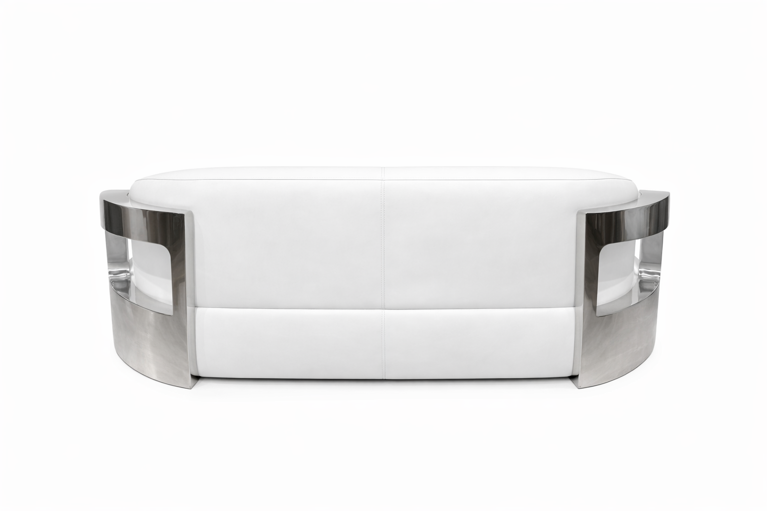 Mars 67" White Condo Sofa