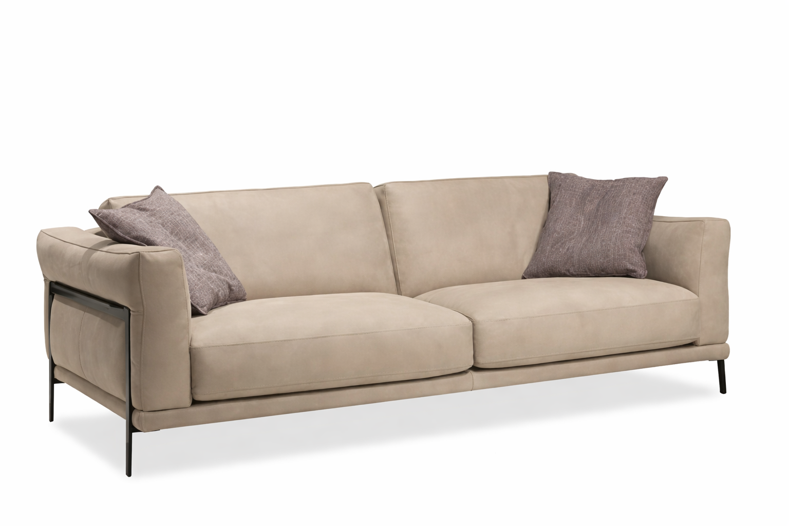 Perry Leather 66" Loveseat