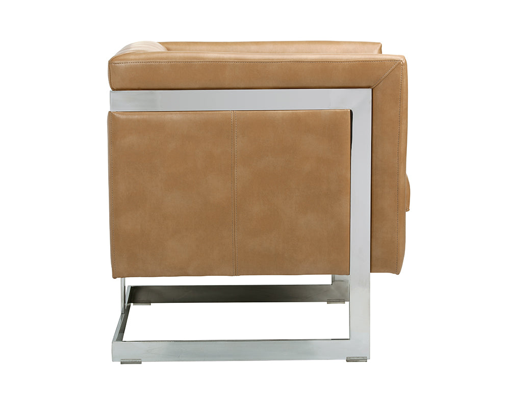 Soho Armchair - Stainless Steel - Cantina Peanut