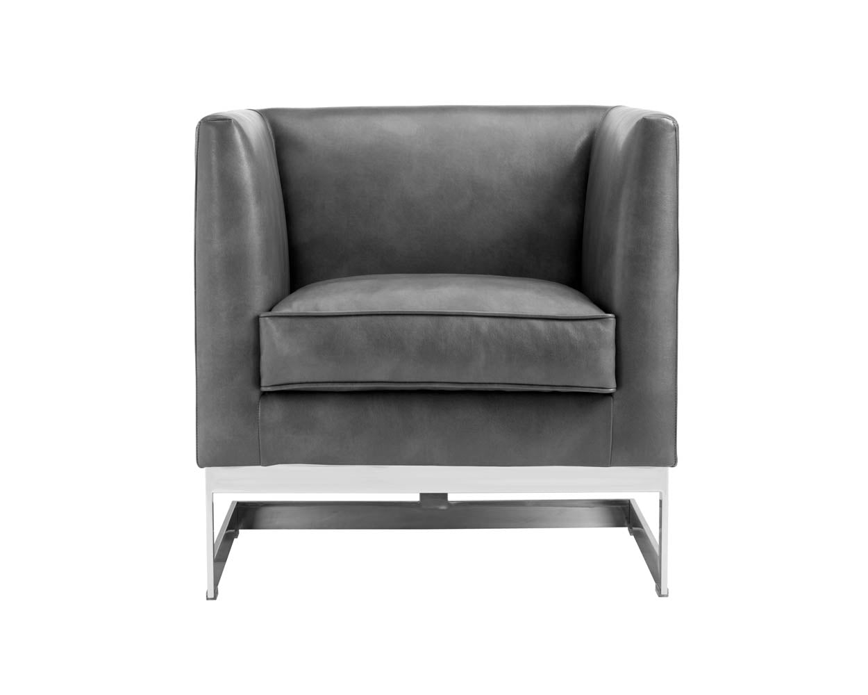 Soho Armchair - Stainless Steel - Cantina Magnetite