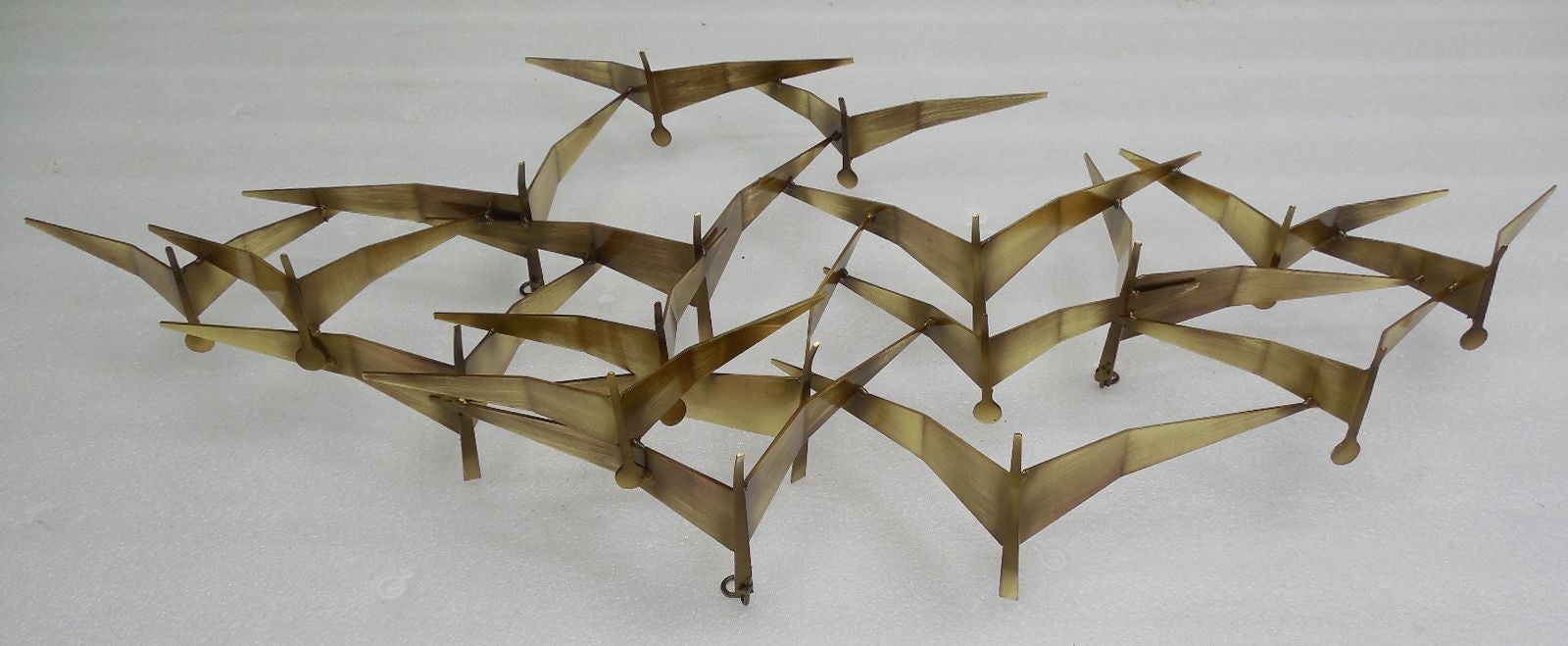 Seagulls ll- Brass Wall Art