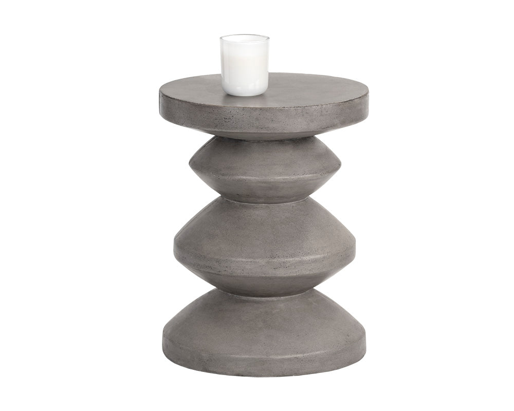 Athen End Table - Grey