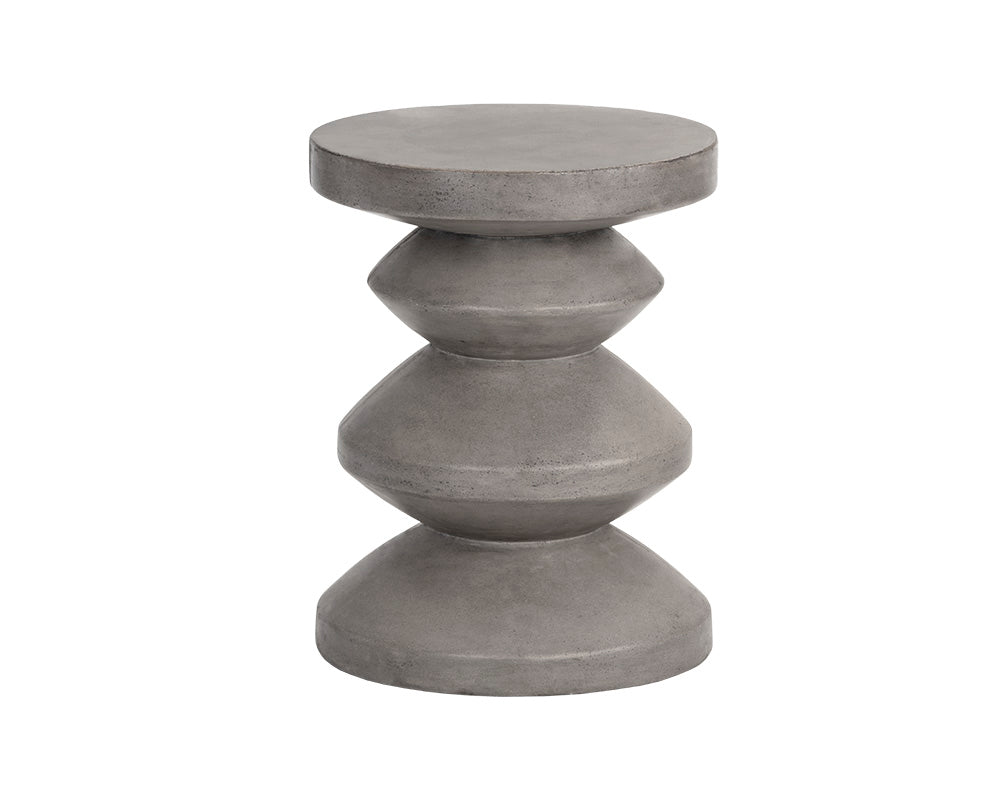 Athen End Table - Grey