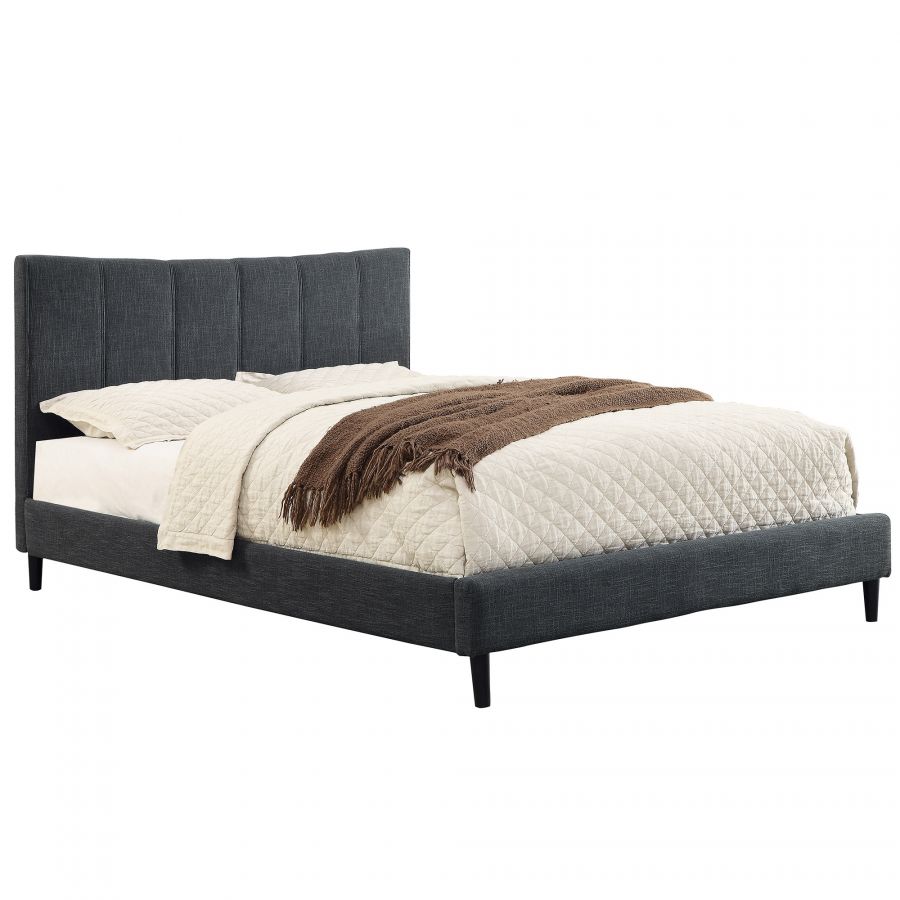 Rimo Grey Double Platform Bed