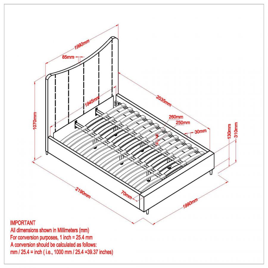 Rimo Grey King Platform Bed