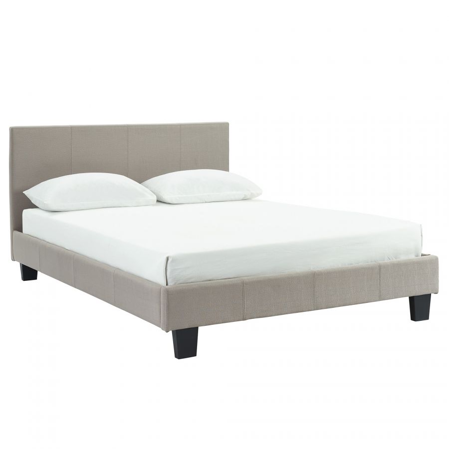 Nevis Grey Queen Platform Bed