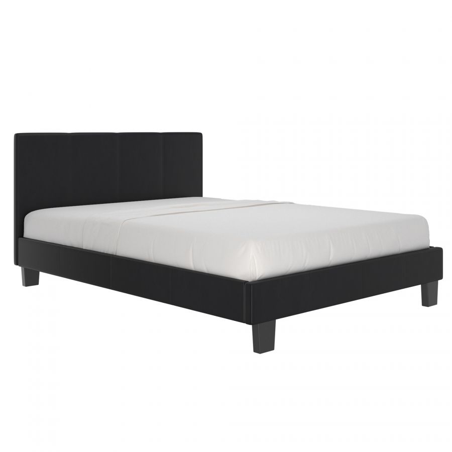 Volt Brown Double Platform Bed