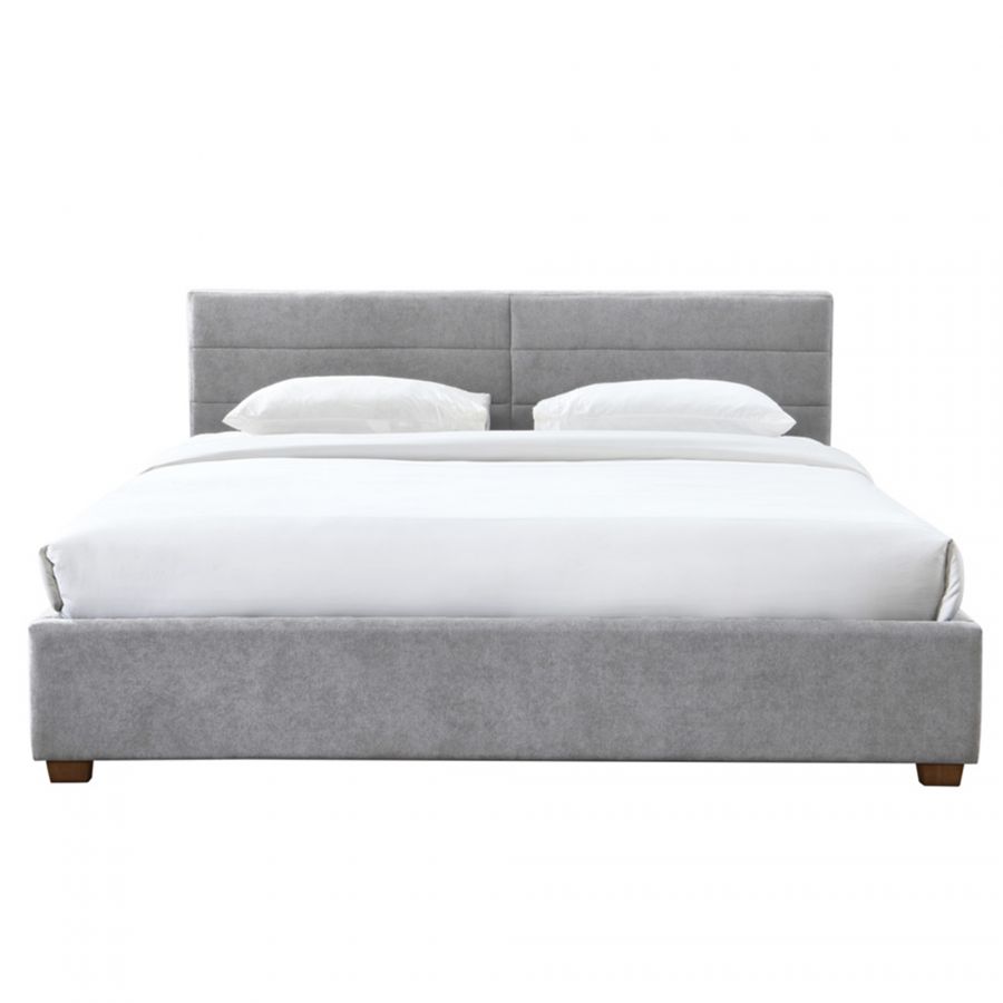 Emilio Light Grey King Platform Bed