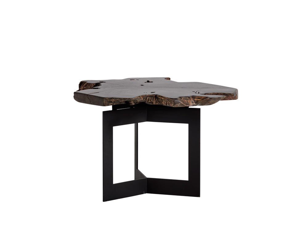 Wyatt End Table - Dark Brown