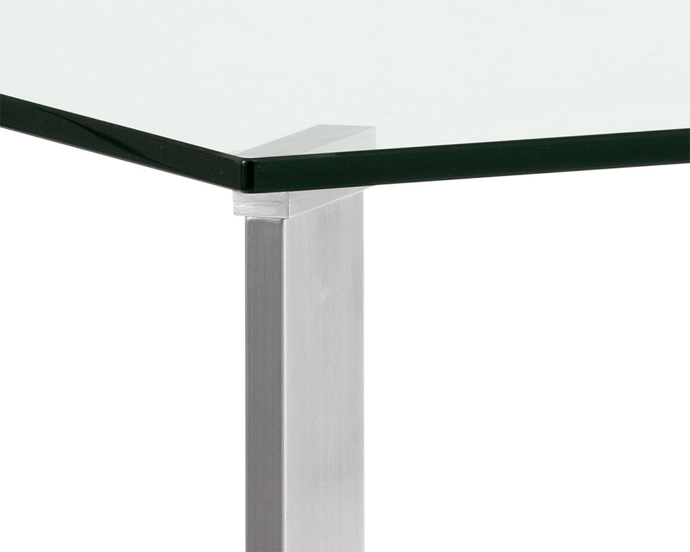 Xavier End Table - Stainless Steel
