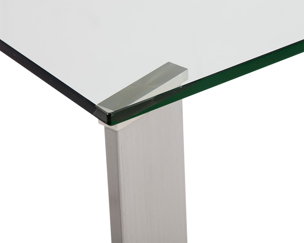 Xavier Console Table - Stainless Steel