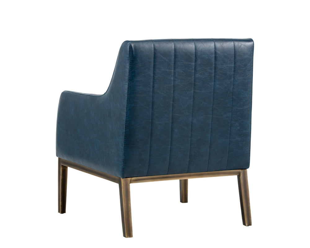 Wolfe Lounge Chair - Vintage Blue