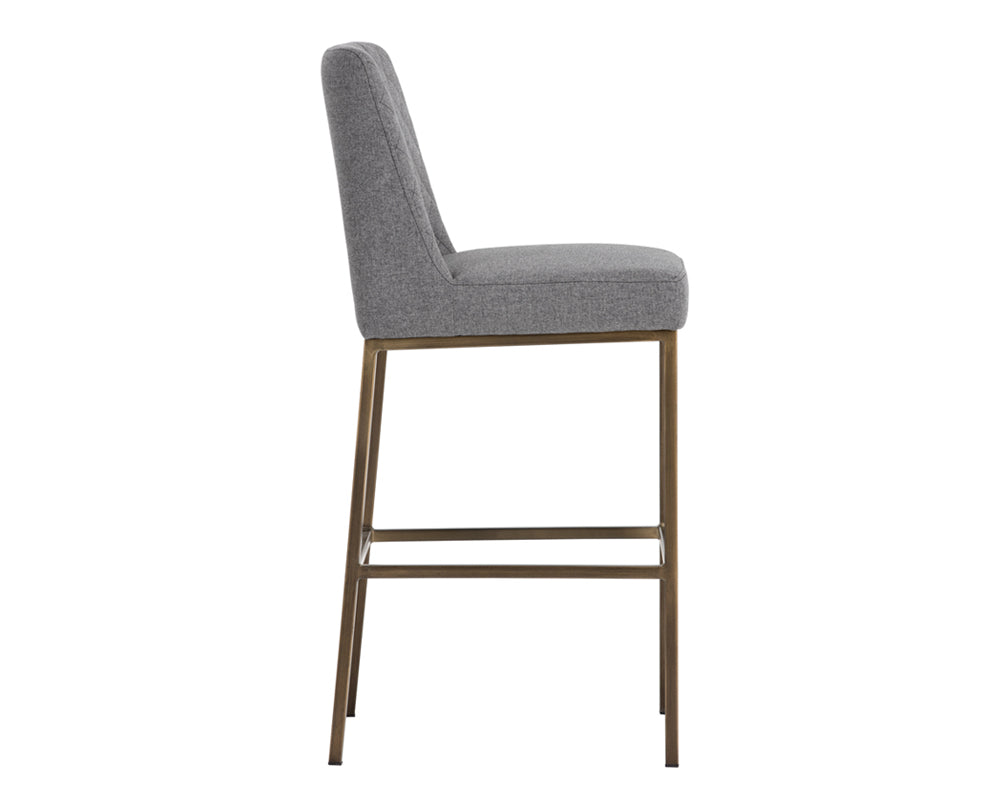 Leighland Barstool - Dark Grey