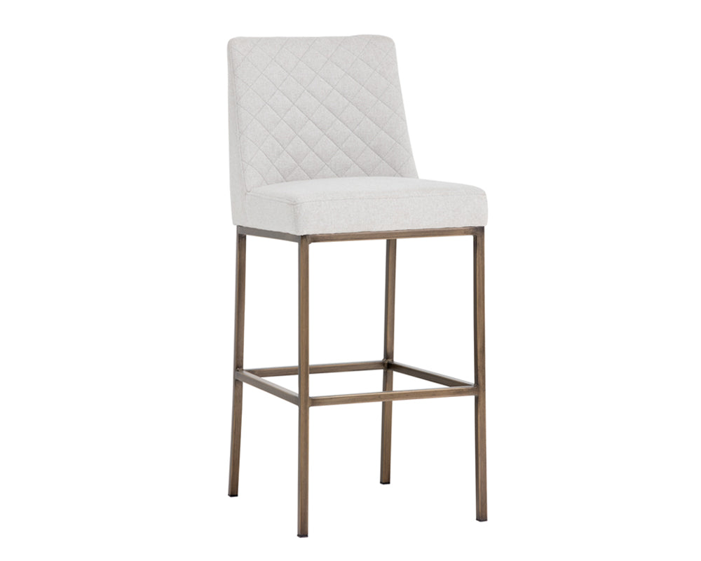 Leighland Barstool - Light Grey