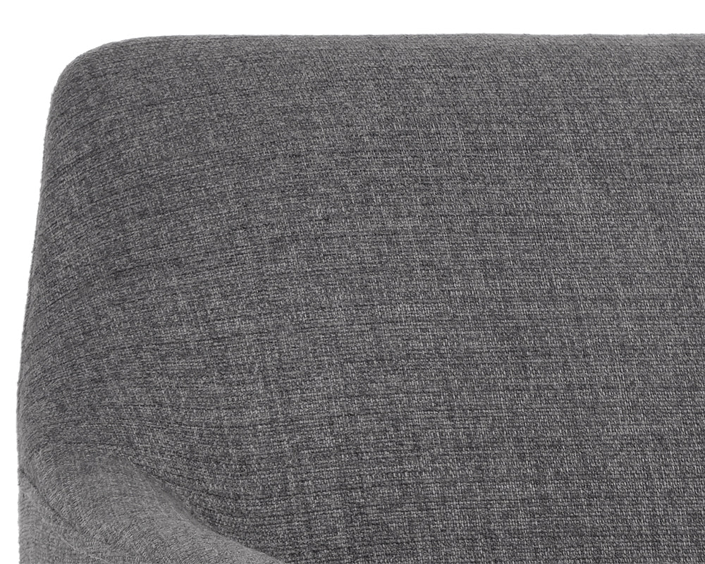 Sydney Swivel Dining Armchair - Coastal Grey