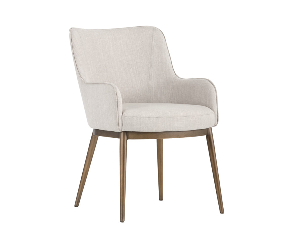 Franklin Dining Armchair - Beige Linen