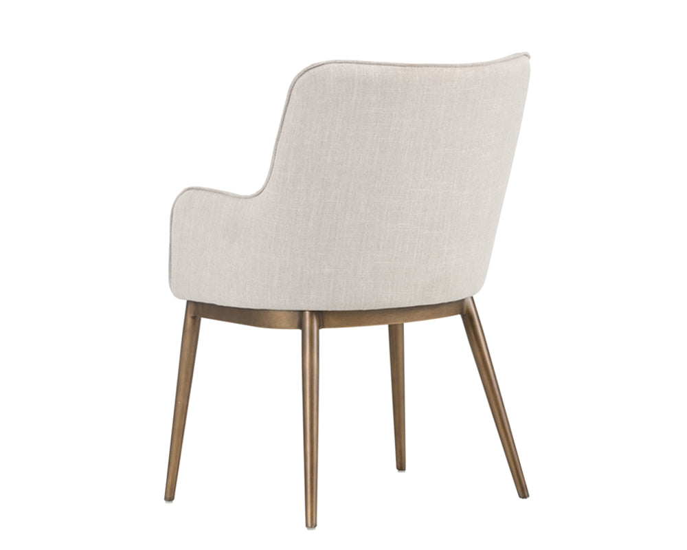 Franklin Dining Armchair - Beige Linen
