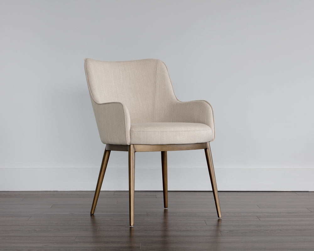 Franklin Dining Armchair - Beige Linen
