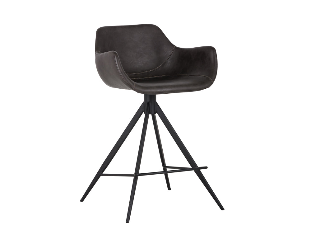 Owen Swivel Counter Stool - Town Grey