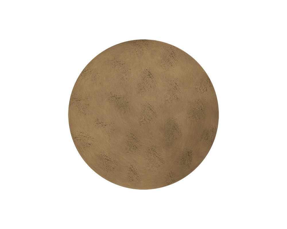 Bernaby End Table - Antique Brass