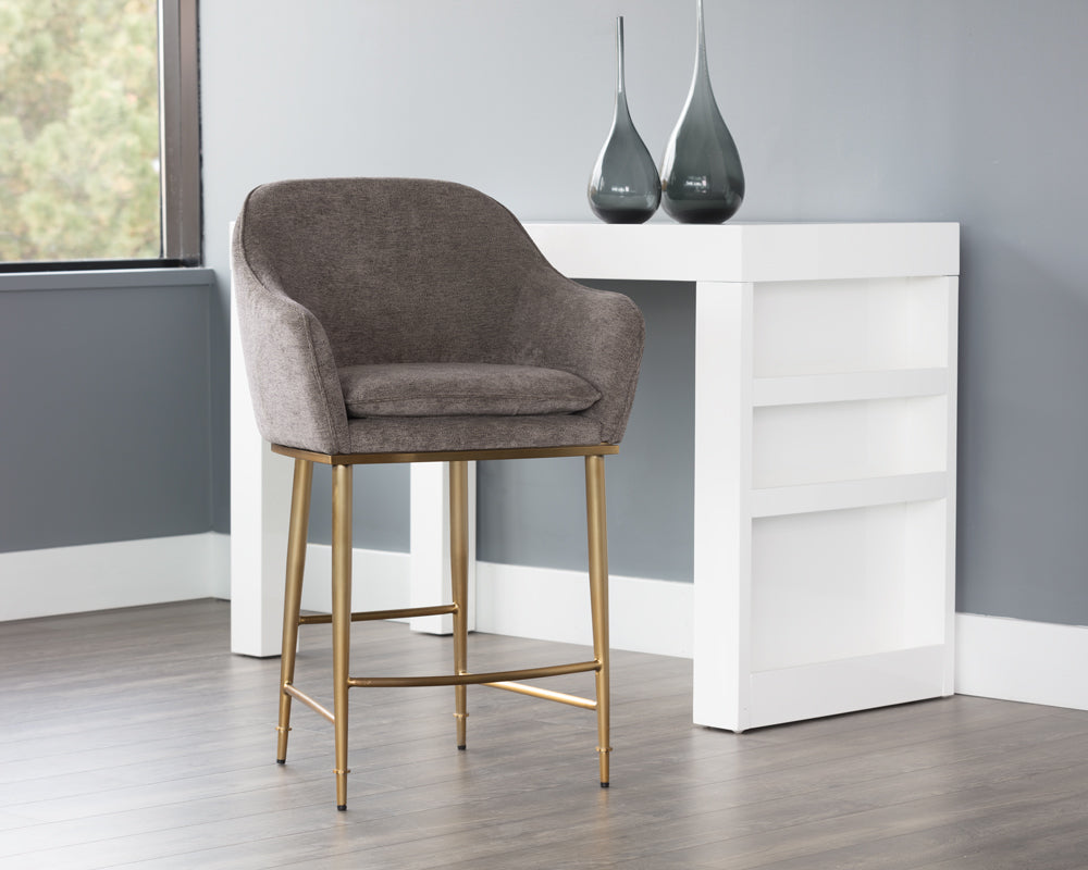 Bowman Counter Stool - Sparrow Grey