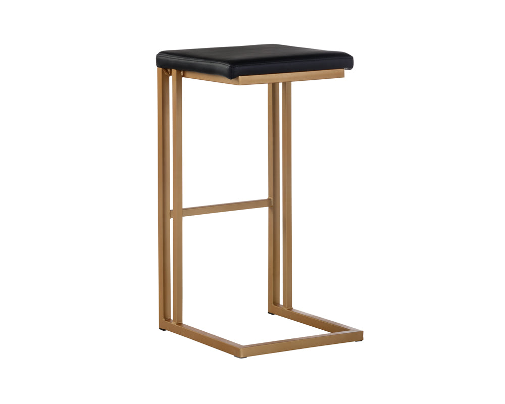 Boone Barstool - Champagne Gold - Onyx