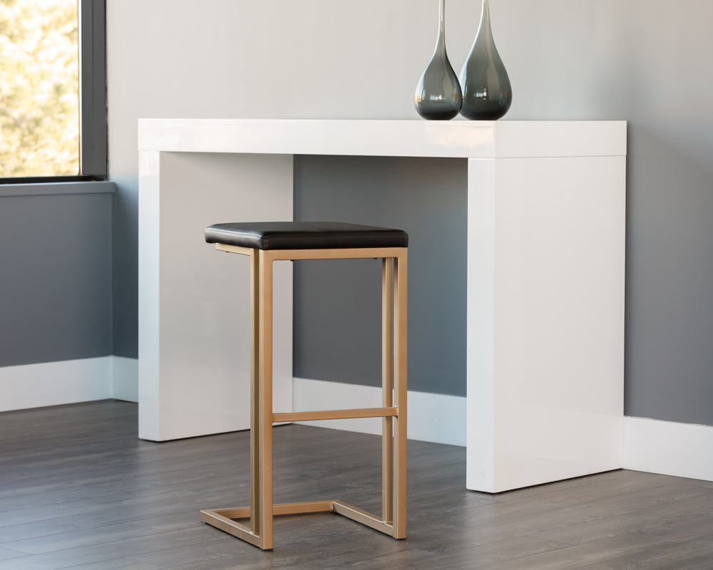 Boone Barstool - Champagne Gold - Onyx