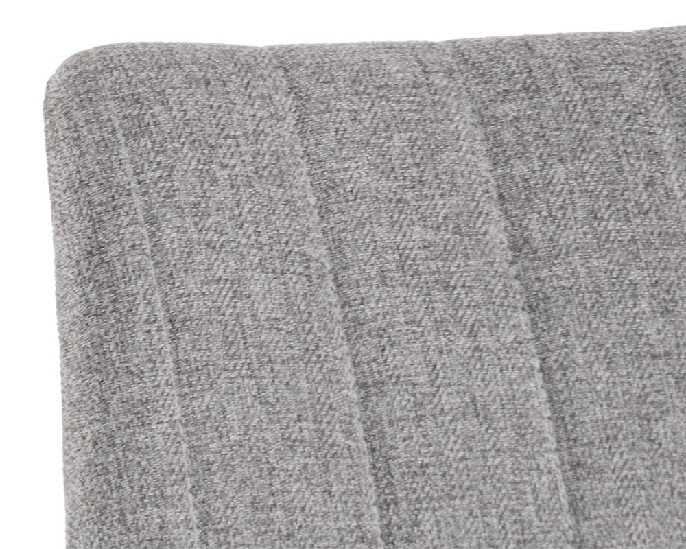 Drew Dining Chair - Black - Light Grey